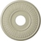 Ekena Millwork Berkshire Ceiling Medallion (Fits Canopies up to 7"), 15 3/4"OD x 3 7/8"ID x 3/4"P, Clear Yellow CM15BECYF - alternate 1